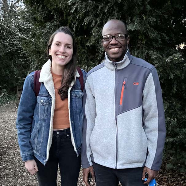 Valerie Sydnor and Dr. Azeez Adebimpe