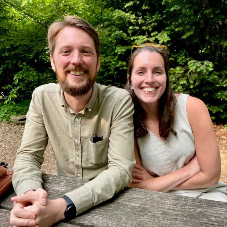 Valerie Sydnor and Dr. Bart Larsen